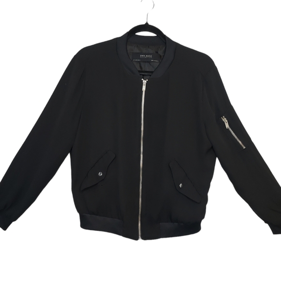 Zara basics Chiffon lightweight jacket. - Picture 2 of 8